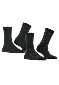 Esprit PLAYFUL DOT 2-PACK - Sokken - black
