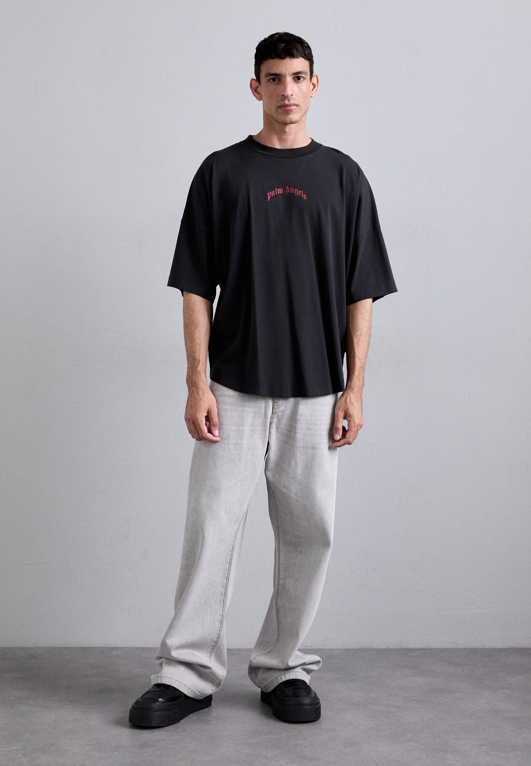 Palm Angels Tricou cu imprimeu - black/red/roșu - Zalando.ro