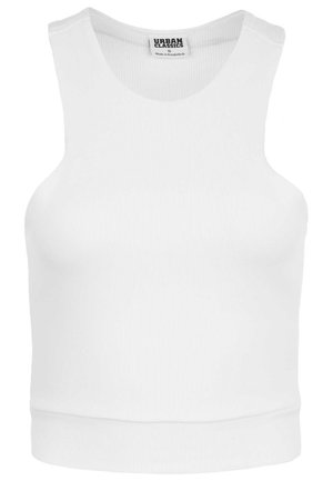 Urban Classics LADIES SQUARED SHORT TOP - Top - white