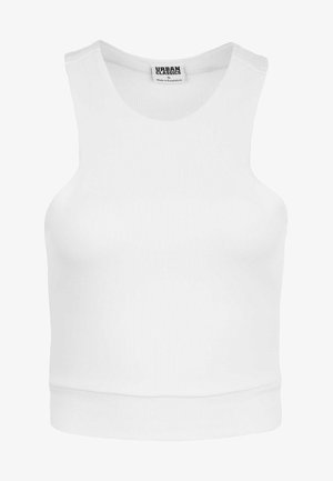 Urban Classics LADIES SQUARED SHORT TOP - Top - white