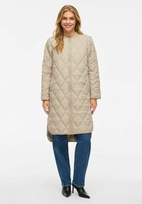 VILA GESTEPPTER REISSVERSCHLUSS - Vinterkappa /-rock - feather gray