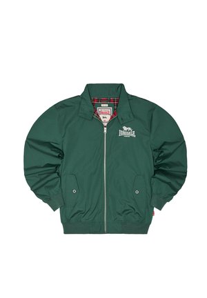Lonsdale, LONSDALE HERREN JACKE SCHMALE PASSFORM CLASSIC - Bomber dzseki - bottle green silver