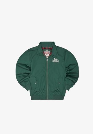 Lonsdale, LONSDALE HERREN JACKE SCHMALE PASSFORM CLASSIC - Bomber dzseki - bottle green silver