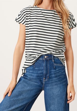 Print T-shirt - dark blue