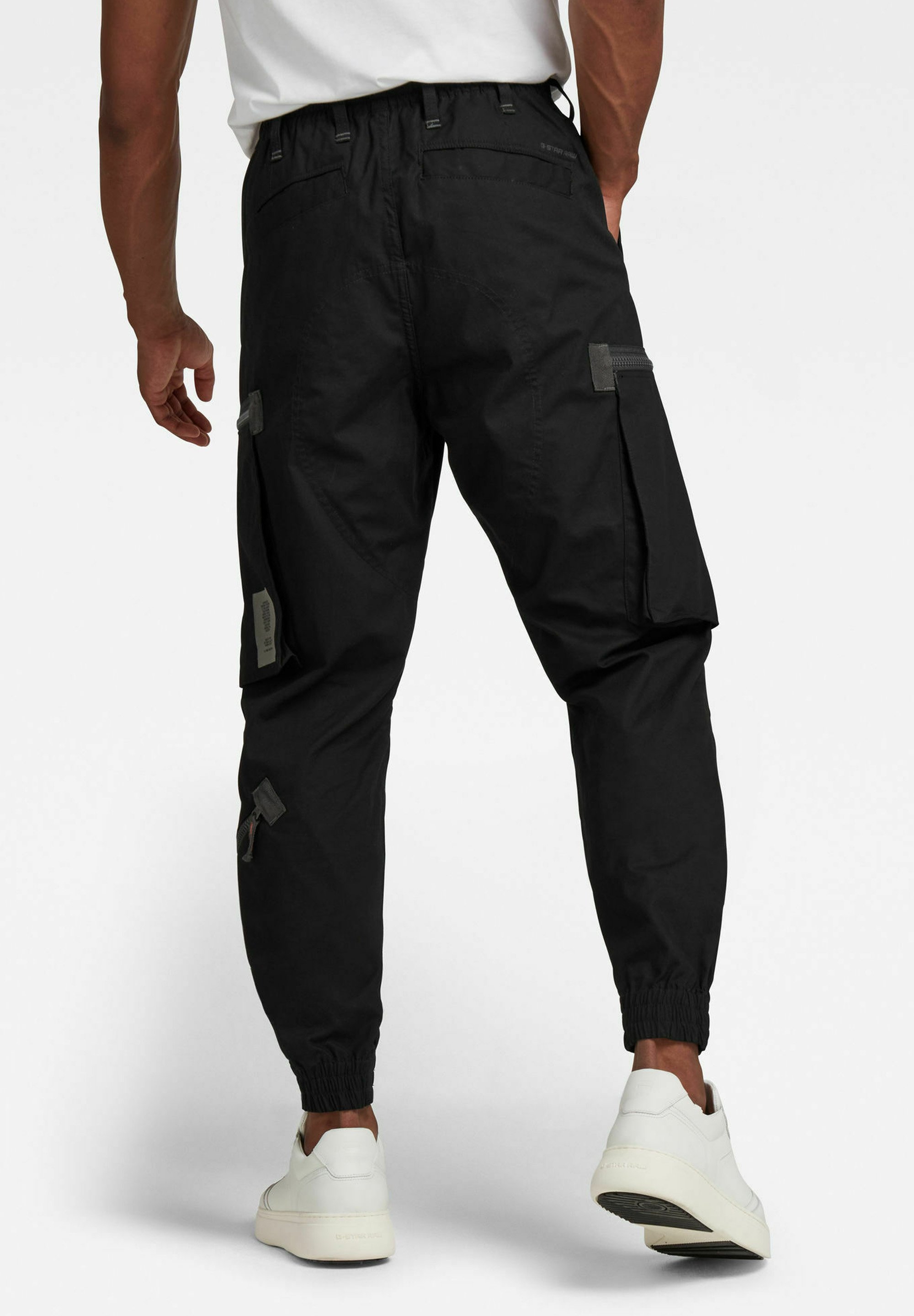 G-Star FLIGHT RCT CARGO - Pantalones cargo - dk black/negro - Zalando.es