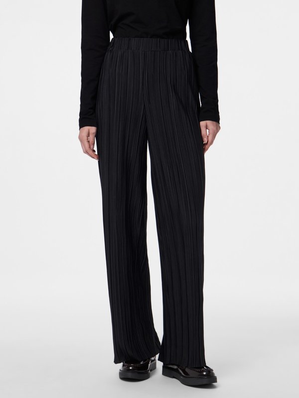 PAMMI WIDE PLISSE  - Trousers4