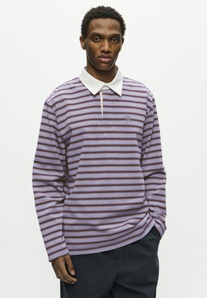 DOUBLE A BY W.W. LANDON - Top dugih rukava - minimal gray stripe