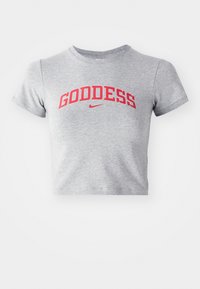 Selecionado, grey heather/university red