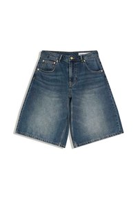 Bermuda En Jean Noir Bershka - Taille 8 - Avec Ceinture Intégrée - Neuf Avec étiquettes