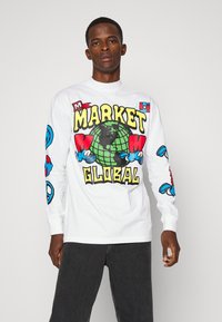 Market RUNS THE WORLD MOCK  - Camisola de manga comprida - white