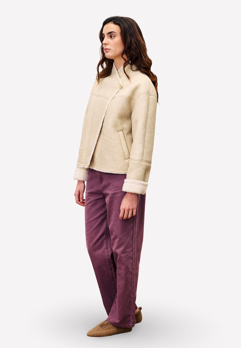 Blazer écru FRNCH Taille L - Neuf Avec étiquettes, En Lin Et Coton, Printemps/automne