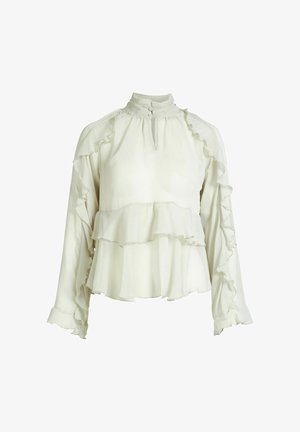 NÜ Denmark, ZEN BLOUSE - Μπλούζα - bone