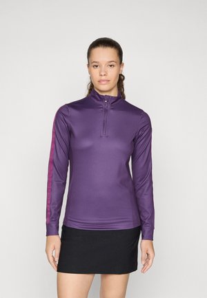 ANNA HALF NECK - Langarmshirt - dark purple