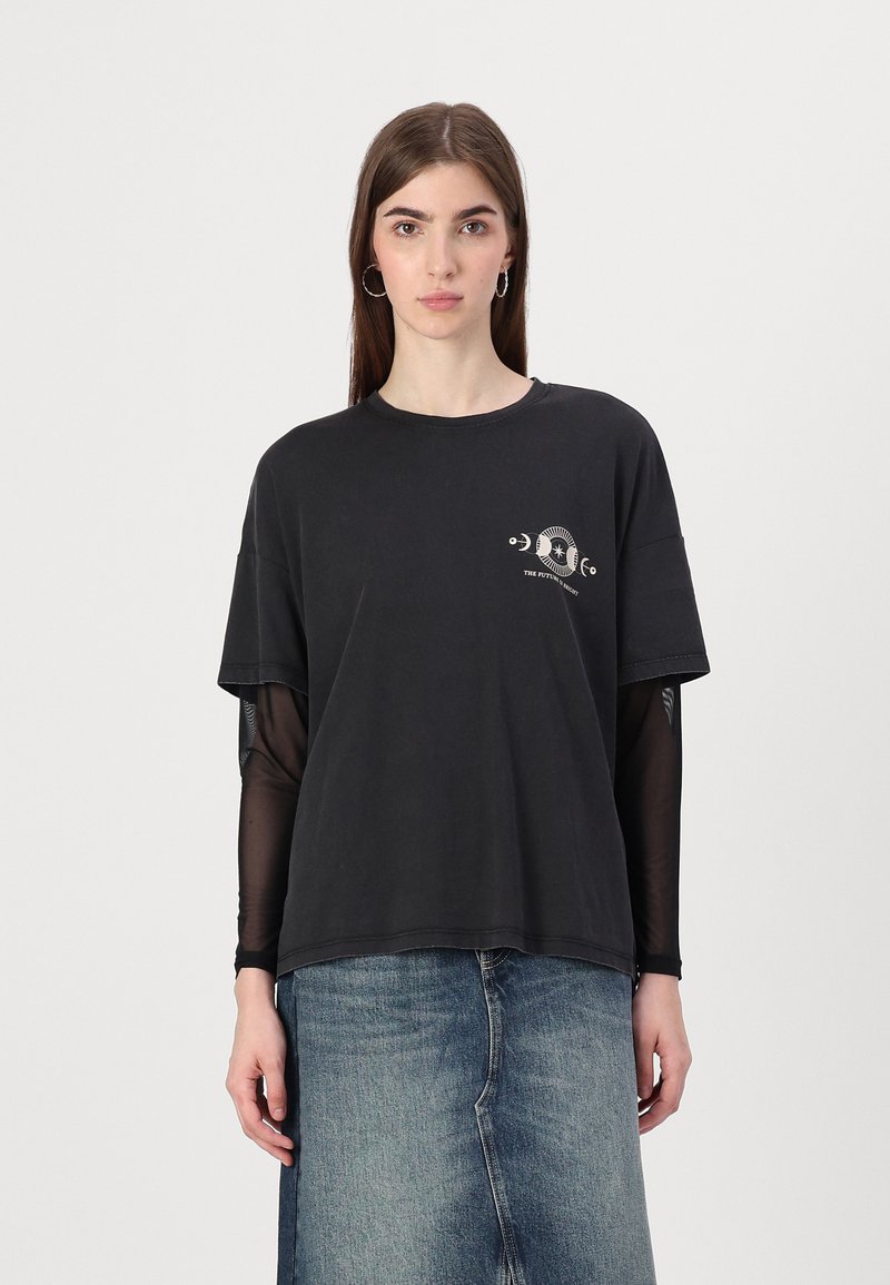 ONLY ONLMANDY LIFE - Topper langermet - black