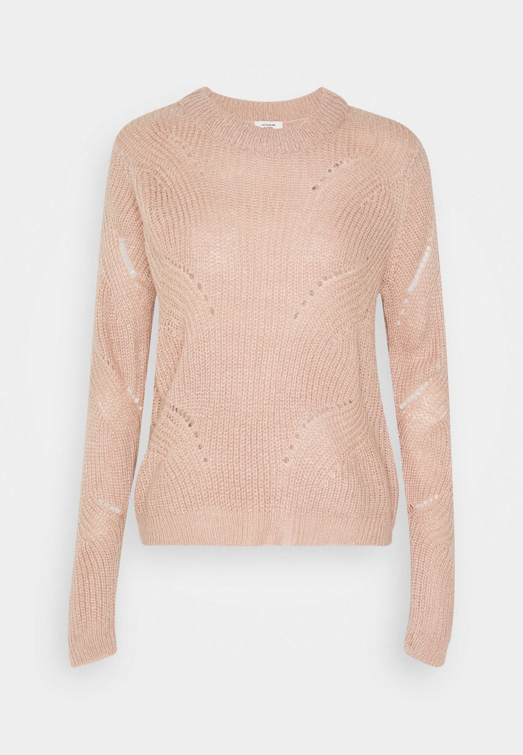 JDY JDYNEWDAISY STRUCTURE Stickad tröja adobe rose JDY JDYKATE Stickad tröja brown Zalando.se