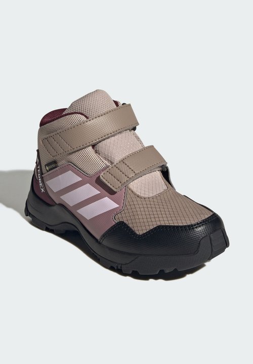 adidas TERREX SKYCHASER MID GTX CF K UNISEX - Hiking shoes - chalky brown distilled pink magic mauve — photo 2
