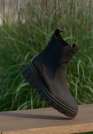 Tamaris, Bottines à plateau - mocca
