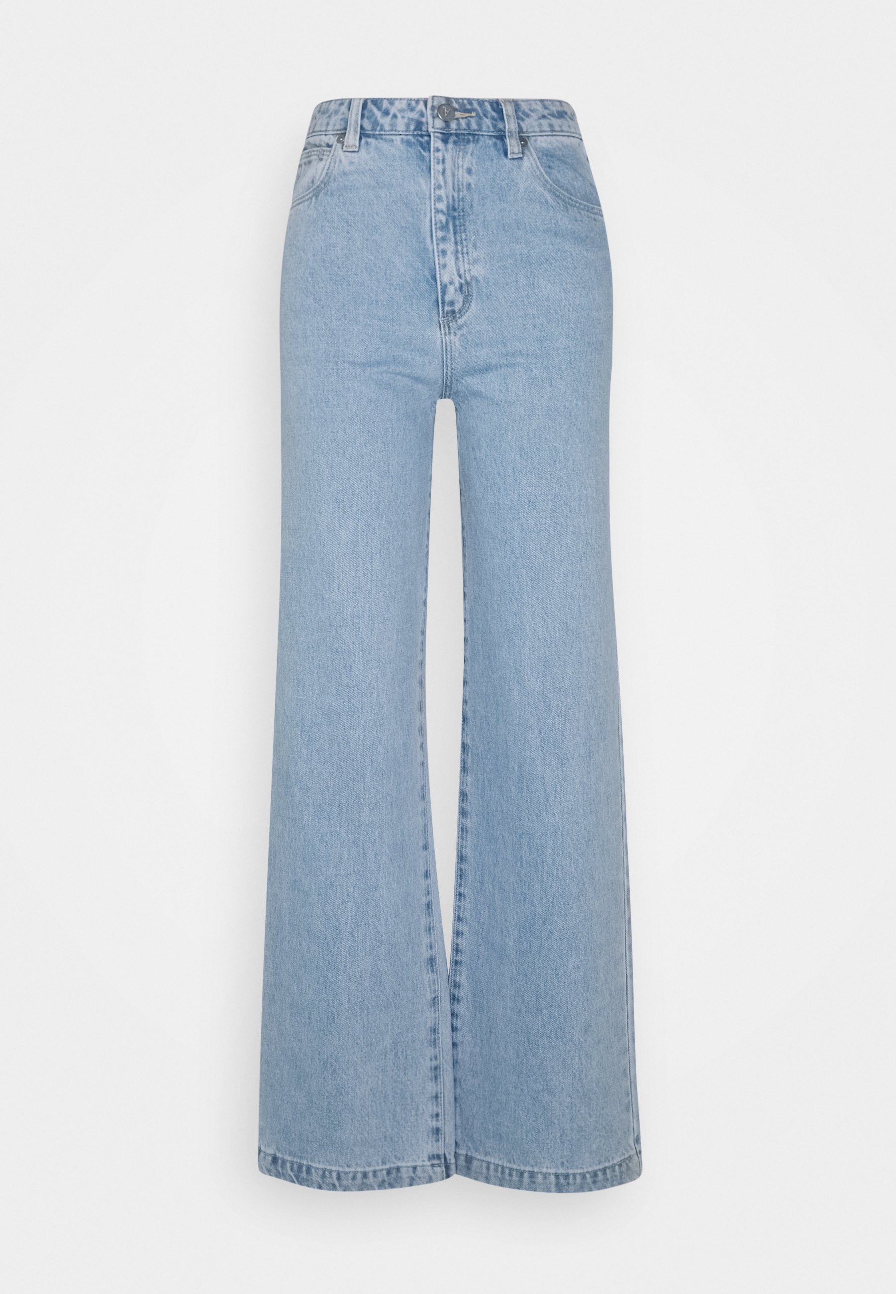 Abrand Jeans HIGH \u0026 WIDE - Straight leg jeans - light blue denim/light-blue  denim - Zalando.co.uk