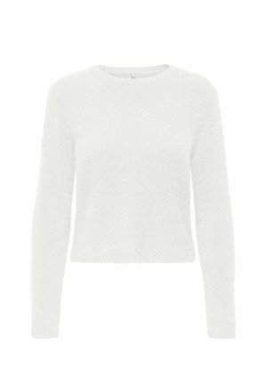 ONLY, KNITTED PULLOVER ONLKERRY KNITTED PULLOVER - Pullover - cloud dancer