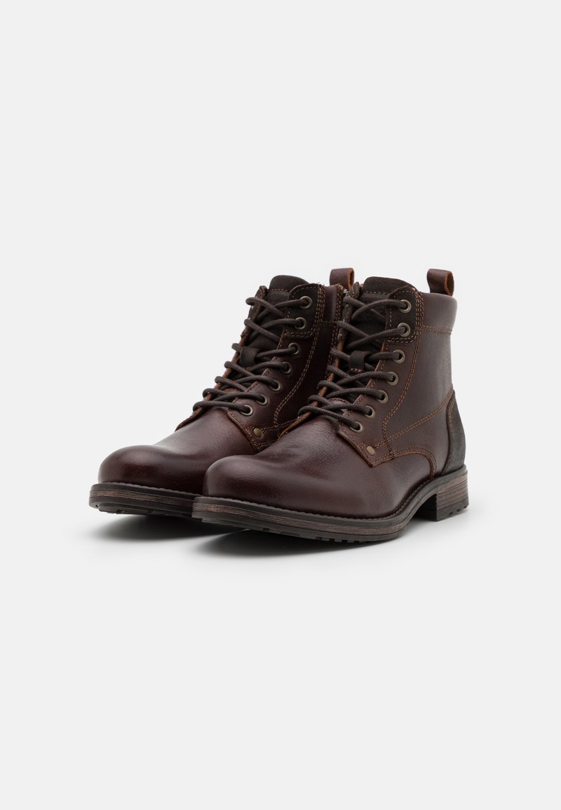 Herren Schnürboots | Jack & Jones JFWWOODFORD BOOT Schnürstiefelette brown stone/braun - NL14796 Herren Schnürboots | Jack & Jones JFWWOODFORD BOOT Schnürstiefelette brown stone/braun - NL14796