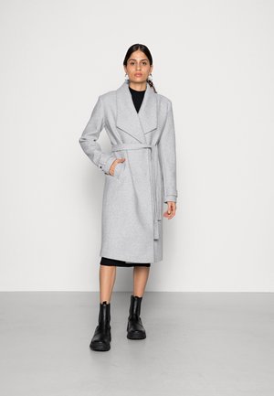 LS MANTEL - Classic coat - grau meliert