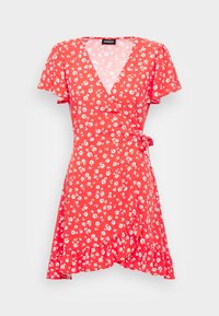 Não selecionado, red/white