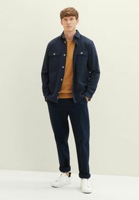 TOM TAILOR Maglione - dark camel melange
