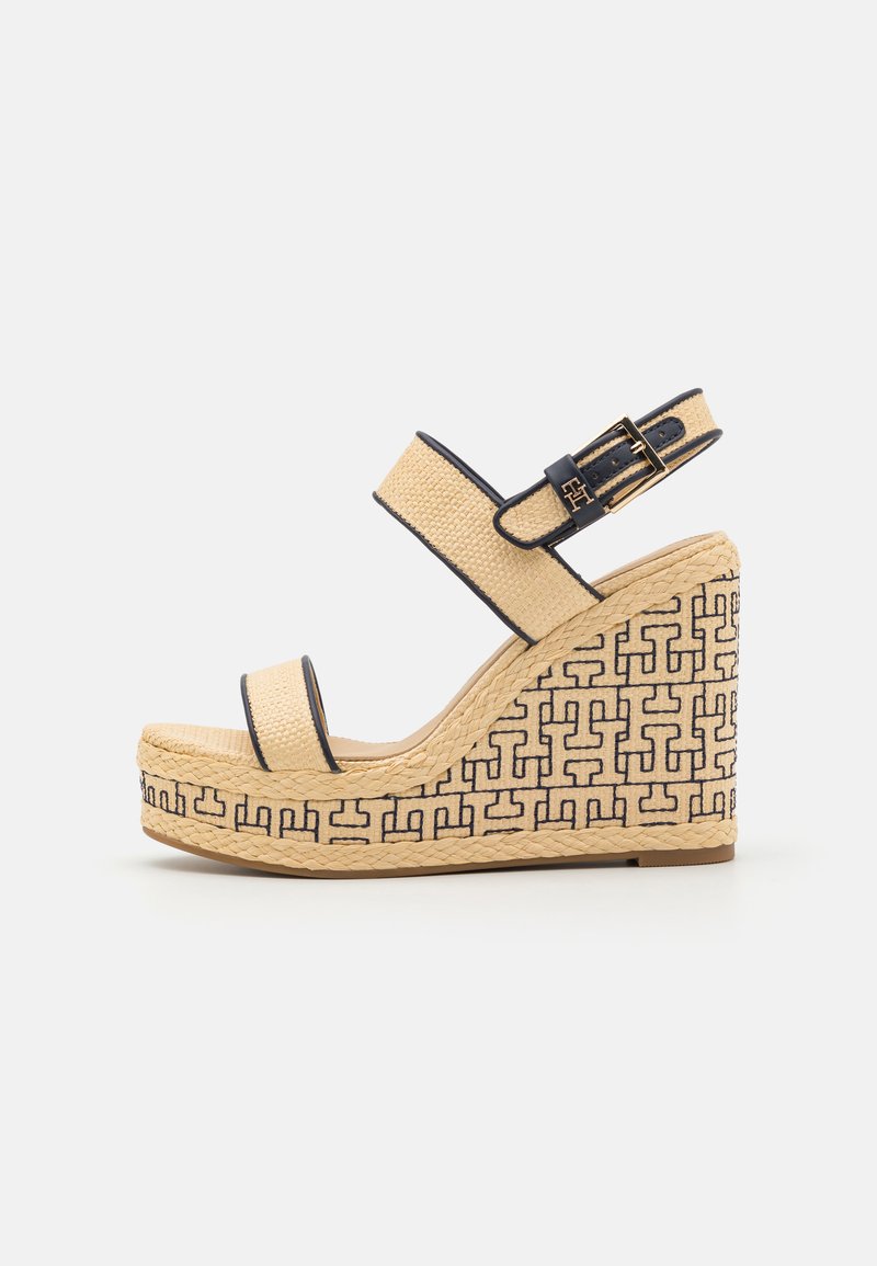 Tommy Hilfiger - PLATFORM WEDGE - Espadrilles - neutral, Enlarge