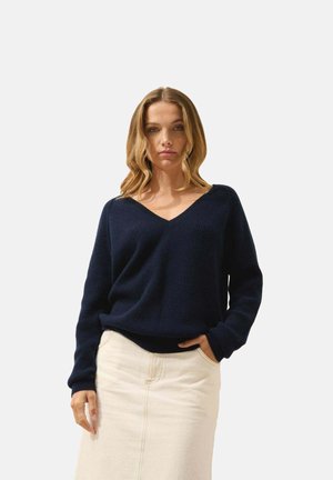 ARISTA V-NECK - Pullover - navy