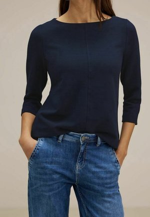 Langærmet T-shirt - dark blue