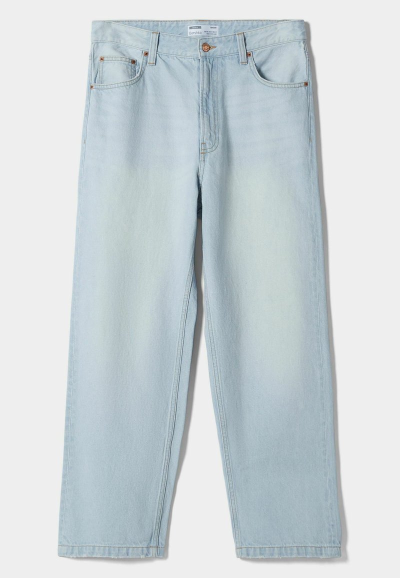 Bershka Straight leg jeans blauw Bershka Straight leg jeans blauw