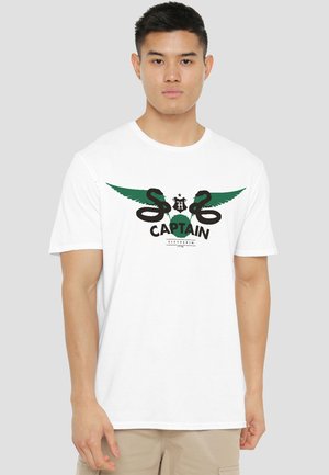 Cotton Soul, HARRY POTTER SLYTHERIN CAPTAIN - T-Shirt print - white