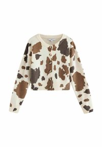 Unselected, brown cow print