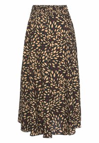 LASCANA Stoffhose - braun-bedruckt
