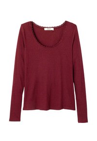 Non sélectionné, rouge foncé