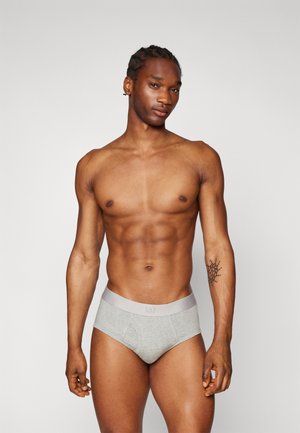 BRIEF 3 PACK - Trosor - grey heather