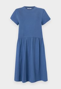 DRESS VOLANT - Jerseyklänning - cerulean blue