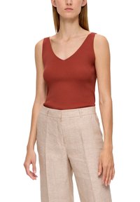 s.Oliver BLACK LABEL Top - terrakotta