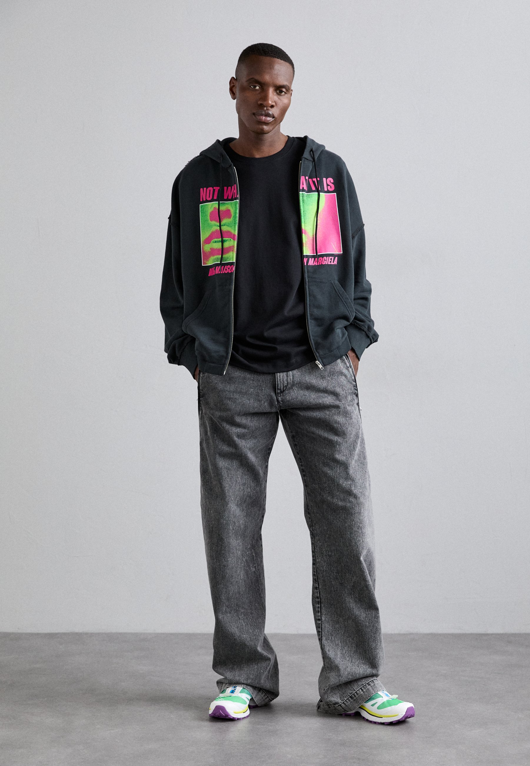 MM6 Maison Margiela zip up hoodie ブラック Buy Supreme x MM6 Maison Margiela Zip Up Hooded Sweatshirt