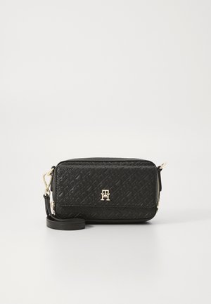 Tommy Hilfiger ICON CAMERA BAG MONO - Taška cez plece - black