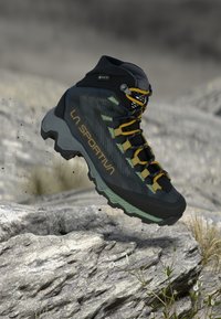 AEQUILIBRIUM WOMAN GTX - Obuća za pješačenje - carbon/aspen green