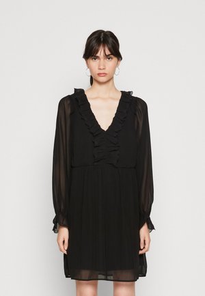 Vero Moda VMNOLA V-NECK SHORT DRESS - Päevakleit - black