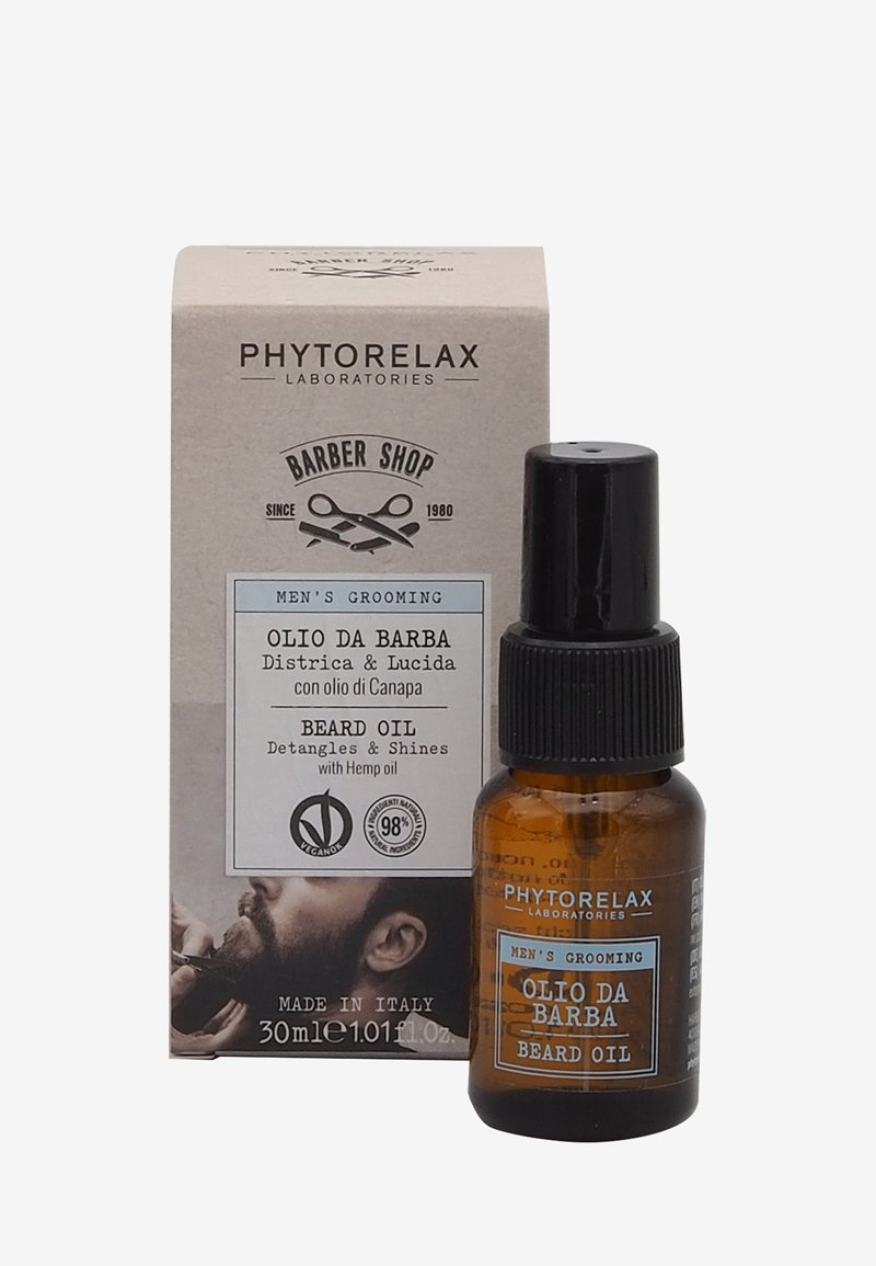 Phytorelax - MEN'S GROOMING - BEARD OIL DETANGLES & SHINES WITH HEMP OIL - Huile à barbe, Agrandir