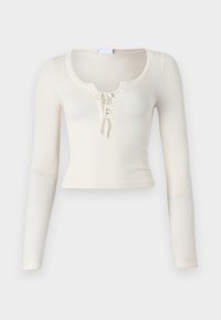 KNOCKOUT BABY - Maglietta a manica lunga - white