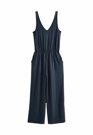 V-NECK  REGULAR FIT - Jumpsuit - navy