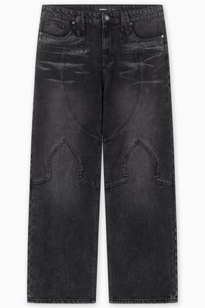 FAVELA COWBOY - Loose Jeans - black washed