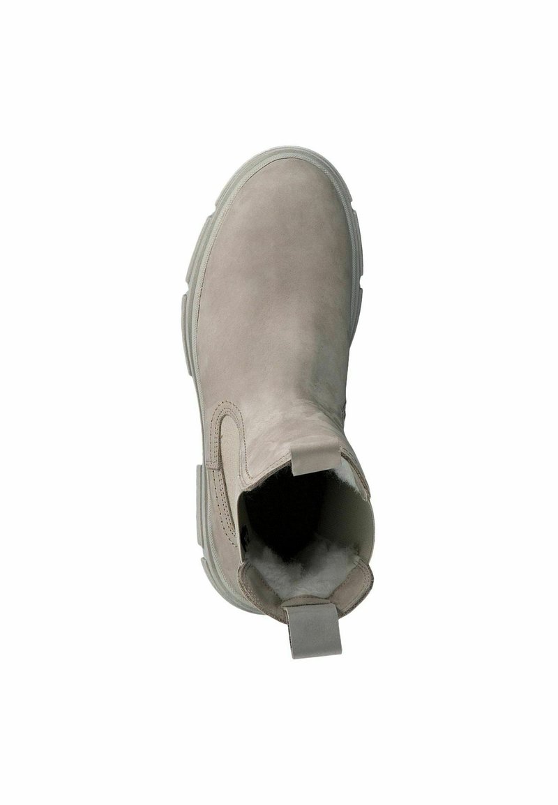 Damen Sneaker | Tamaris Stiefelette taupe nub. uni/beige - DL70066 Damen Sneaker | Tamaris Stiefelette taupe nub. uni/beige - DL70066