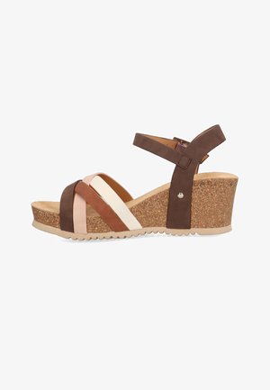 Sandalias con plataforma - brown