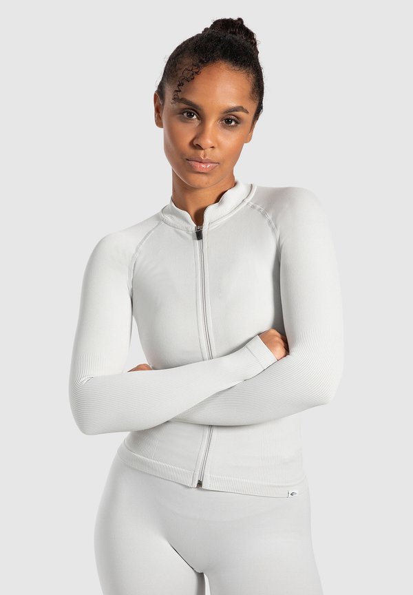 REVIA - Trainingsjacke - hellgrau