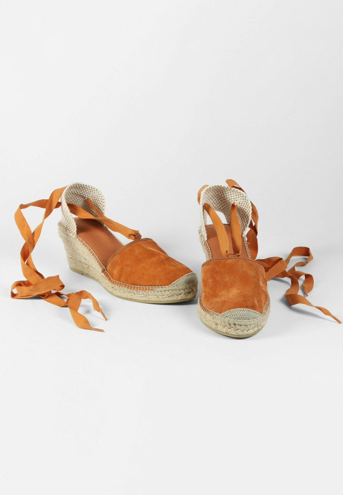 Un Paso Más Sandalias de cuña - naranja - Zalando.es